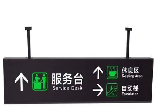 武胜吊牌灯箱制作流程。