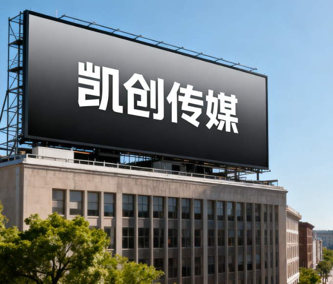 武胜户外广告牌的设计与制作