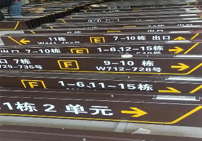 武胜广告标识中，常见的几种安装方式。