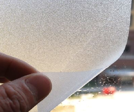 武胜玻璃门外面粘广告用什么材料好？