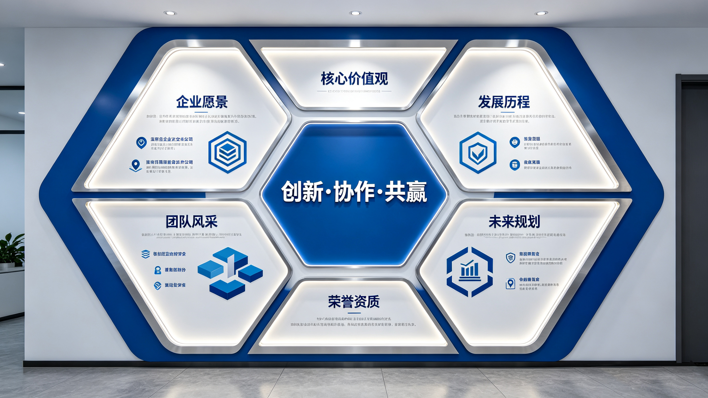 武胜企业文化墙六边形避坑指南（新手常犯5个错误）